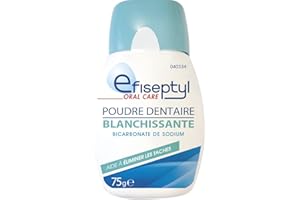 Efiseptyl - Poudre Blanchissante - Bicarbonate De Sodium - Aide à Éliminer Les Tâches - 75 g