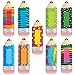 Produktbild Creative Teaching Press 6-Inch Designer Cut-Outs, Poppin' Patterns Pencils (3885) by Creative Teaching Press
