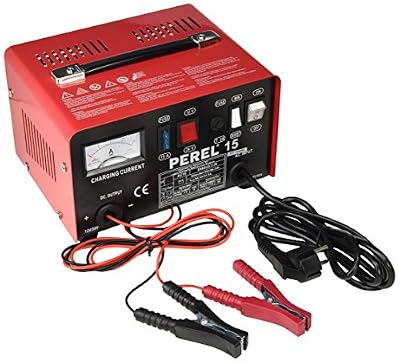 Perel AC15 - Chargeur Batterie Accu - 12/24V - Fonction boost - Plomb Acide - 30x21x18.5cm