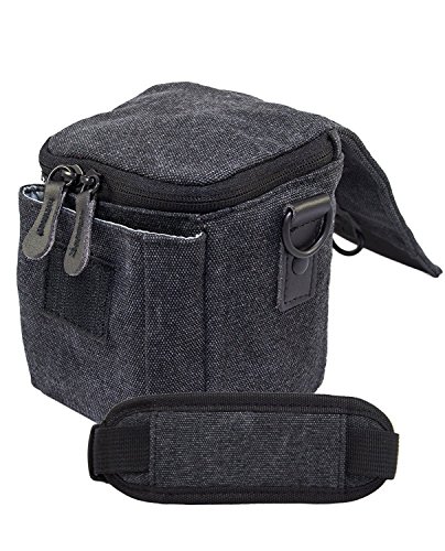 MegaGear   Ultra Light   Camera Case Sac noir pour Canon SX50 HS  Canon Powershot SX520 HS  Sx510 HS  Sx500  Nikon B500  1 S1  Nikon 1 J3  Canon PowerShot SX400 IS  Nikon P7800  Nikon L820  L830  Panasonic FZ200  Sony H200  Sony nex-3n  Sony Nex-5R  Sony A5000  Sony A5100 with 18-55 Lens  Fuji s8200