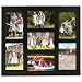 Produktbild VonHaus Bilderrahmen Collage für 7 Fotos – Schwarzes Holzfurnier – Wandschmuck – Personalisiertes Geschenk Wohnaccessoire