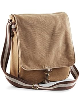 Quadra Vintage Canvas Messenger, Sahara, 34 x 29 x 10 cm
