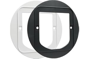 Sure Petcare SureFlap Cat Flap Mounting Adaptor, Install in Glass Doors and Windows, Pack of 1, Grey/White