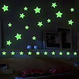 DIY Selbstklebende Leuchtsterne Sterne Sternenhimmel 100 Leuchtsterne Wandtattoo Wanddeko Sternenhimmel Wandsticker Kinderzimmer selbstklebend für Groß und Klein – machen Sie Ihr Zimmer zum Himmelstraum von - 2