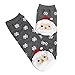 Produktbild Weihnachten Socken Btruely 3D Gedruckt Weihnachten Socken Frauen Casual Socken Nette Unisex Socken Weihnachtsmotiv Weihnachten Festlicher Baumwolle Socken (Grau)