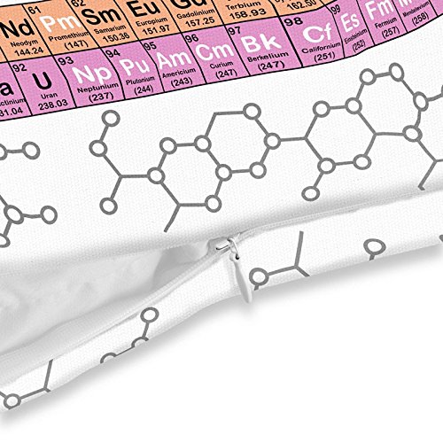VOID Periodensystem der Elemente Kissenbezug Kissenhülle Outdoor Indoor Physik Chemie Sheldon, Kissen Größe:40 x 40 cm - 3
