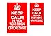 Price comparison product image A.paches Keep Calm I'm From West Riding of Yorkshire Novelty Keyring and Fridge Magnet Set.