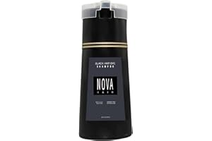 QIKAM Nova Hair Dye Shampoo, 200ML Nova Hair Instant Dye Shampoo, Long Lasting Hair Dying Shampoo, Nova Hair Color Shampoo for Gray Hair and Beard, for Men & Women