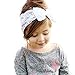 Susenstone Girls Lace Big Bow Hair Band Baby Head Wrap Band Accessories (White)