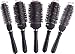 Salon Ceramic Curling Hair Round Thermal Brush Blow Drying Styling Brushes Set of 5 Size (1 Set = 5sizes)