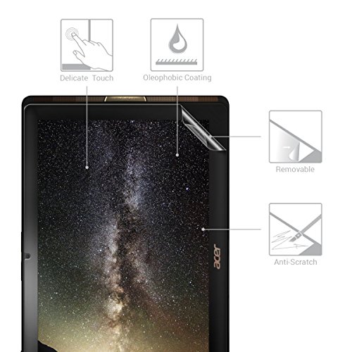 2x kwmobile Folie für Acer Iconia Tab 10 (A3-A40) – klare Tablet Displayschutzfolie Crystal Clear Displayschutz kristallklar Displayfolie Schutzfolie - 2