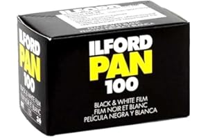 Film Noir et Blanc ILFORD PAN 100 Format 135-36 Poses - Vendu par 10
