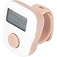 Folany Electronic Finger Counter, Resettable Mini Digital Stitch Counter, Counters Clickers for Knitting Sewing Stitching Weaving, Muslim Pray, Recording Sports Scoring, Lap Counting