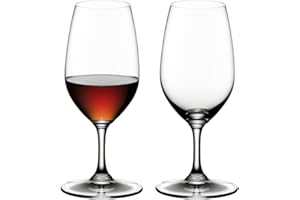 RIEDEL Lot de 2 verres à vin en cristal au plomb Transparent