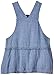 United Colors of Benetton Baby-Girls Jersey Lined Dungarees, Blue (Denim), 3 to 6 months (Manufacturer Size: 62 cms)