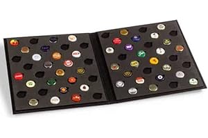 Leuchtturm 344765 Album per Tappi a Corona Presso - Album da Collezione per 64 Tappi a Corona