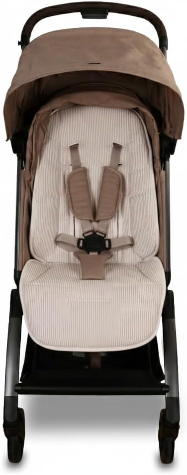 TititNins© - Funda Colchoneta Silla Paseo para Joolz Aer 2 | Acolchado Extra Confortable | 100% Algodón | MIL GRIS