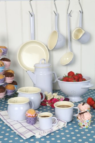 Vintage Home Messbecher, 1,2 Liter, emailliert, Taubengrau - 3