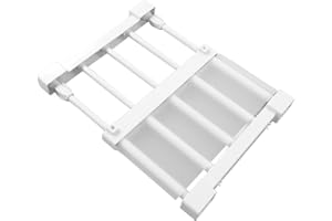 HERCHR Mensole Estensibili per Armadio, Organizer estraibile per armadio, Mensola Regolabile per Armadio, Mensola Separatore per Armadio Organizzatore, Guardaroba, Cucina, Bagno(23-30 cm)