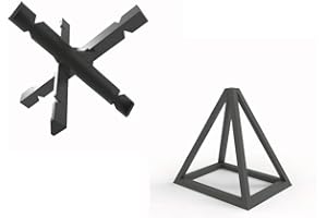 KILOKITS 1/35 10 Set di Plastica WWII Militare Ostacoli Modello Kit Wargame Diorama