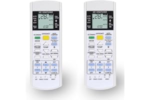 THEFORMAT Pack 2 - Mando de Aire Acondicionado a Distancia de Repuesto Compatible con Panasonic, 2 Unidades