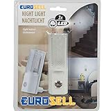 Eurosell 3 LED Nachtlicht Nacht Licht Stecker mit Dämmerungssensor Nachtlampe Orientierungslicht