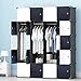 Produktbild PREMAG Regalsystem Kleiderschrank für hängende Kleidung, Kombischrank, modularer Schrank für platzsparende, ideale Aufbewahrung Organizer Cube für Bücher, Spielzeug, Handtücher(20-Würfel)
