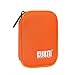 Price comparison product image BUBM Mini USB Flash Drive Sticks Carrying Case with Soft Padded Cover, Easy to Carry, 6-Capacity, Orange