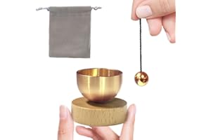 HIQE-FL Bol Chantant Tibetain Ensemble,Bol Chantant Artisanal,Yoga,méditation,Thérapie Sonore, Rassemblement Spirituel,Réduction du Stress,Relaxation(E)
