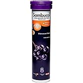 SAMBUCOL Plus Kara M&uuml;rver Ekstresi C Vitamini + &Ccedil;inko Efervesan Gıda Takviyesi (1 x 15 Tablet)