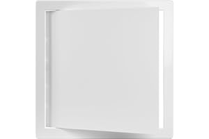 Vent Systems Panel de acceso de 300mm x 300mm - Puertas de fácil acceso - Plástico ABS - Panel de acceso para paneles de yeso, pared y techo, cubierta de puerta de servicio eléctrico y fontanería