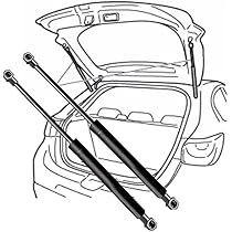 Molle A Gas Per Portellone Volkswagen Golf VI (2008-2012) - Coppia, Forza 550N, Lunghezza 440 Mm - Foto 11