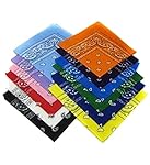 12 Assorted Color Bandannas