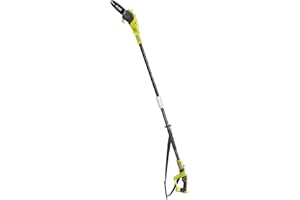 RYOBI - Élagueur Électrique sur Perche Sans Fil à Batterie 18V ONE+ - Utilisations Petit Élagage, Ébranchage et Domestique - Précision, Confort et Sécurité de Coupe - OPP1820