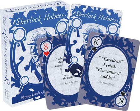 Preisvergleich Produktbild Licensed Sherlock Holmes Quotes Set Of Playing Cards (nm)