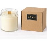 NS-era Coffee Scented Decorative Wooden Wick 200ml Boxed Gift Jar Candle