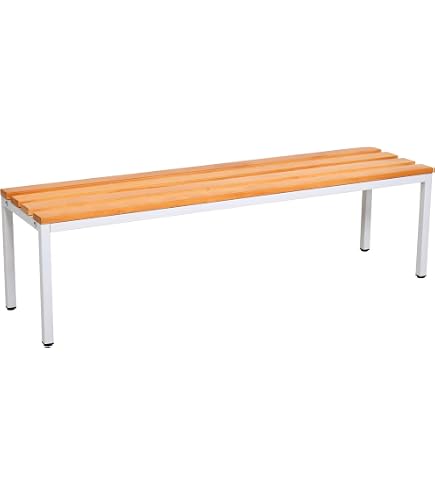 Banc Vestiaire Furni24 Acier Allié Anthracite 100 Cm - Banc Robuste Pour Espace Sport