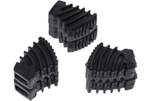 SDENSHI Drummersitz Drumhocker Gummifüße, Schlagzeughocker Füße, 6er Set, Schwarz