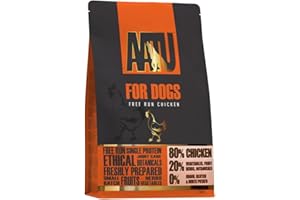 AATU Croquettes pour chiens 80/20, poulet, riche en protéines, recette sans céréales, sans ingrédients artificiels, 5 kg