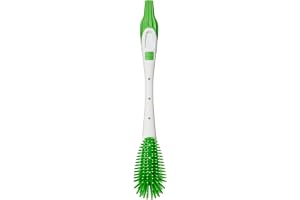 MAM Soft Brush flaskborste med extra mjuka borst, borste lämplig för alla flaskformer, med speciell sugborste för rengöring a