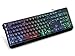 Produktbild KLIM Chroma Gaming Keyboard Tastatur Still Backlit Chromatic Black mit Kabel USB qwerty Laptop Computer
