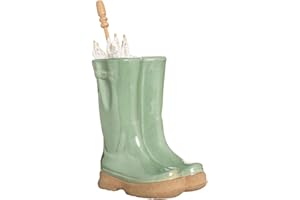 Dibor Green Ceramic Hallway Umbrella Stand Rack Brolly Holder Basket