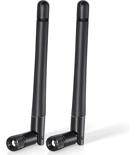 Antenne WiFi 2,4 GHz 6dBi Avec Charnière 90° - Connecteur SMA Mâle, Pour Bateau Appât, Drone, Caméra IP