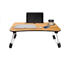 Local Vocal Zone ™ Foldable Bed Study Table Portable Multifunction Laptop Table Lapdesk for Children Bed Foldabe Table…
