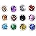 Eleacc Nail Art Decoration Glitter Paillette Dust Powder (12 PCS- Big Diamond)