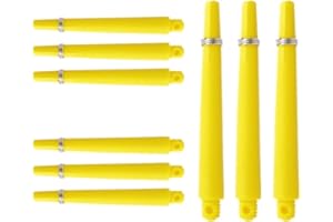 HRLORK 9 Pcs Darts Shafts Darts Stems 45MM/35MM Nylon Polycarbonate Shafts Multiple Stems Professional Darts Accessories 2BA Shaft
