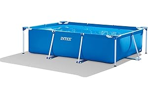 Intex - Kit de Piscina Rectangular, Azul, 3800 l, 300 x 200 x 75 cm