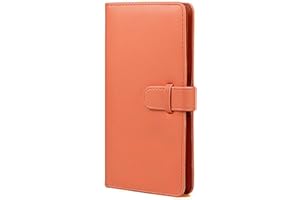 KIMYOAEE Album Photo Carr¨¦ pour Instax Square SQ6 SQ1 SQ20 SQ10 Share SP-3 80 Pochettes Orange