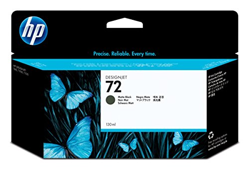 HP 72 Cartouche d'encre d'origine Noir Mat Vivera 130 ml