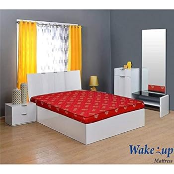 Wake-Up Foam Coir Rubberised Mattress, 78x60x4-inch